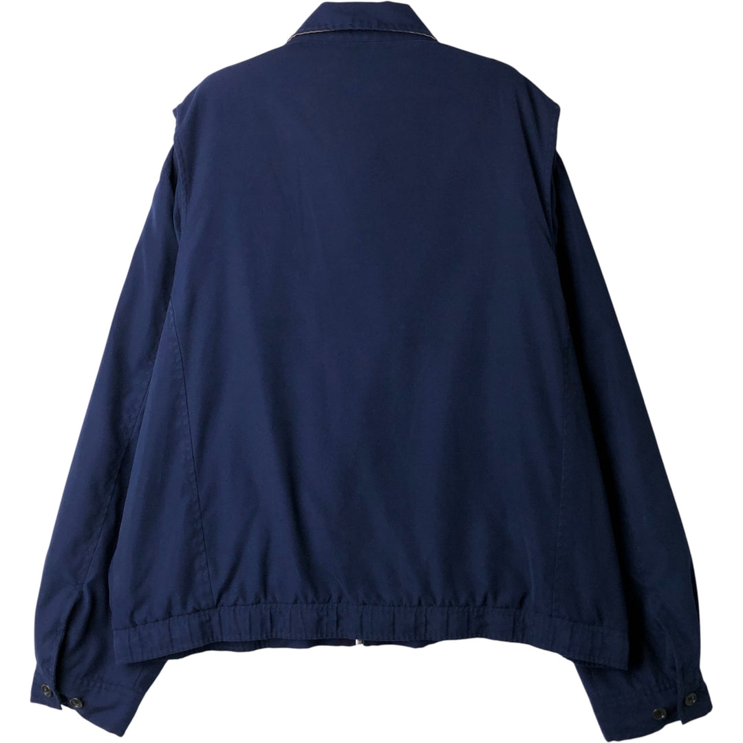 Ralph Lauren POLO GOLF Swing Top Sports Jacket Men's Size L polyester Navy blue Vintage Second Hand