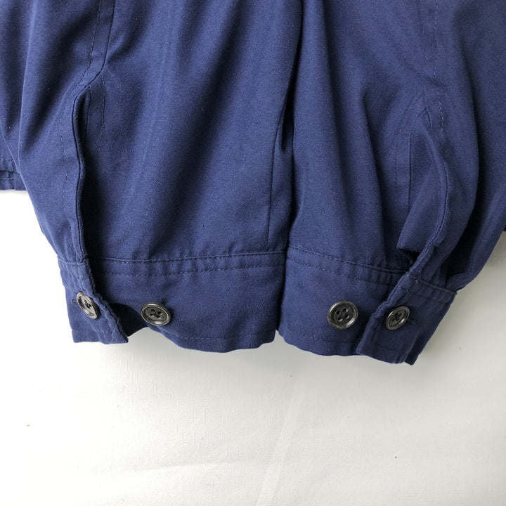 Ralph Lauren POLO GOLF Swing Top Sports Jacket Men's Size L polyester Navy blue Vintage Second Hand