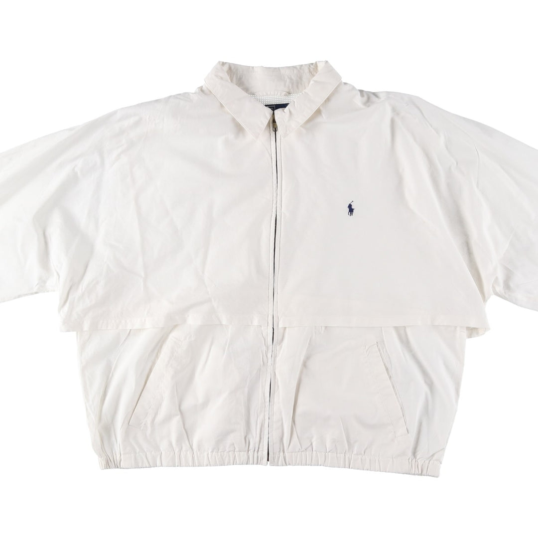 Ralph Lauren POLO by Ralph Lauren Swing Top Sports Jacket Men's XL cotton white type Vintage Second Hand