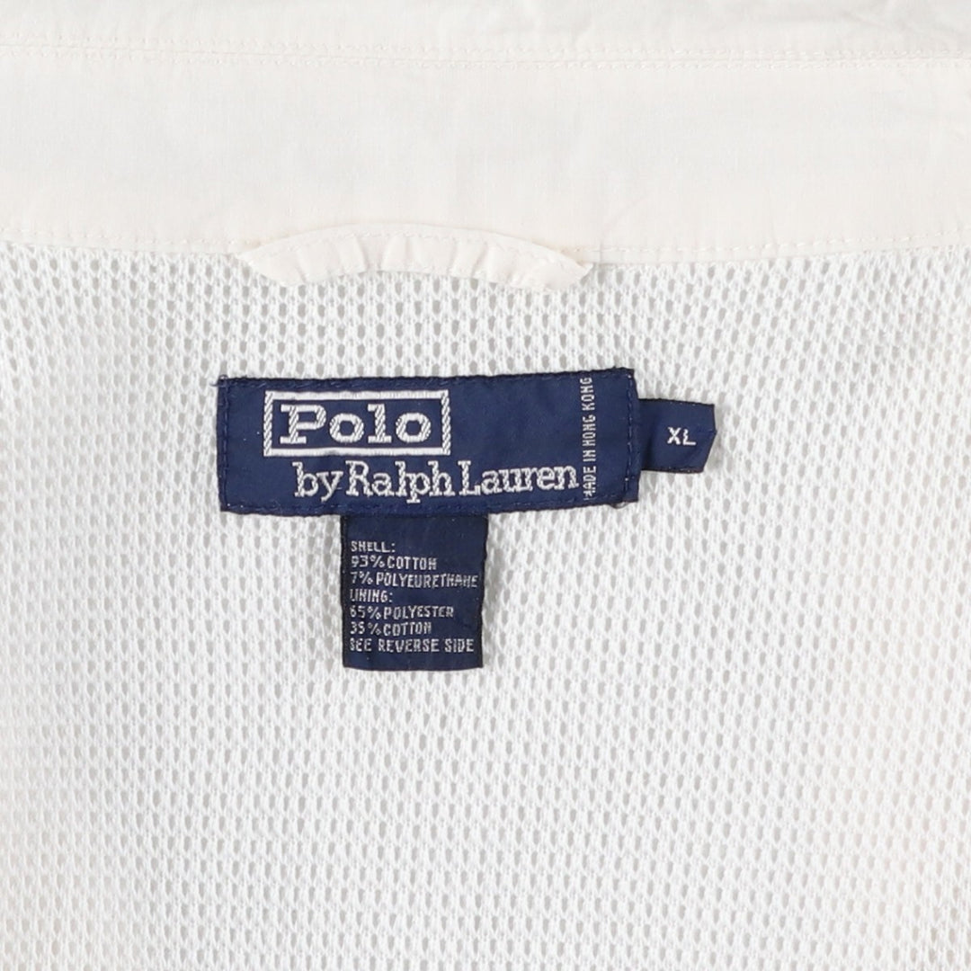 Ralph Lauren POLO by Ralph Lauren Swing Top Sports Jacket Men's XL cotton white type Vintage Second Hand