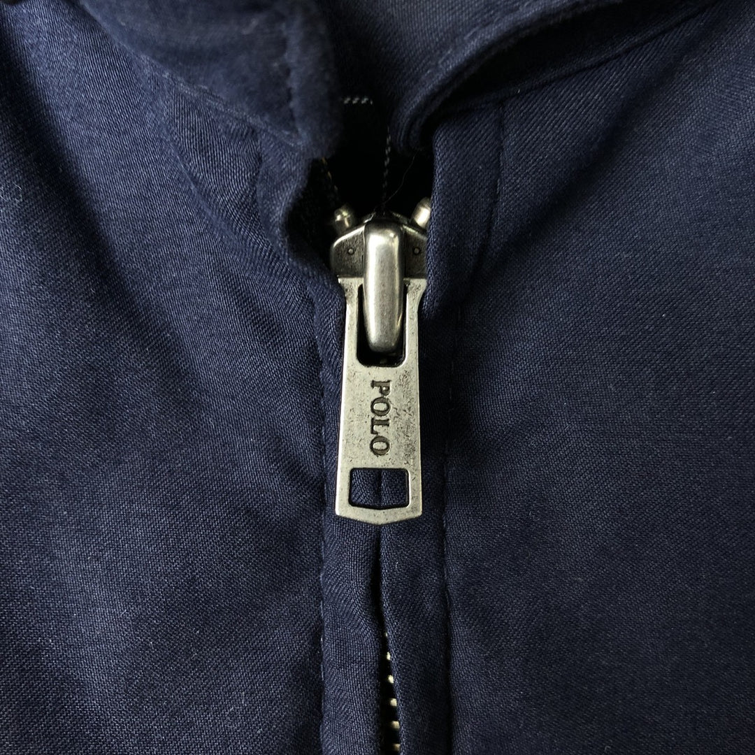 Ralph Lauren POLO by Ralph Lauren Swing Top Sports Jacket Men's XXL polyester navy blue type Vintage Second Hand