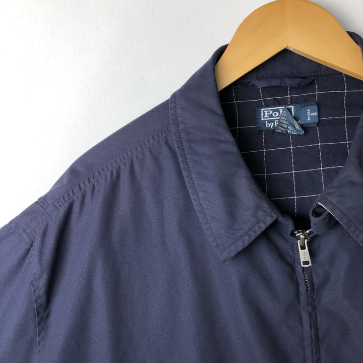 Ralph Lauren POLO by Ralph Lauren Swing Top Sports Jacket Men's XXL polyester navy blue type Vintage Second Hand