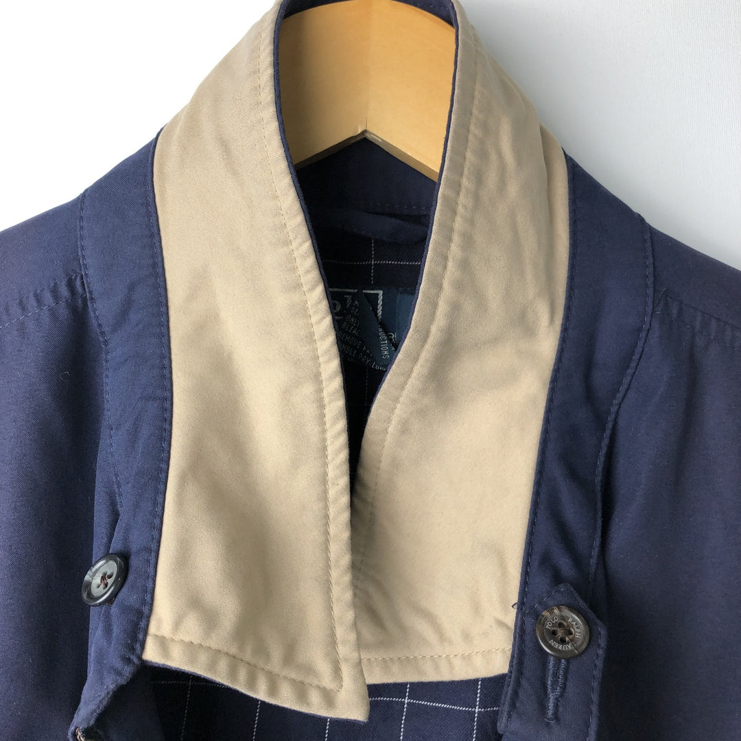 Ralph Lauren POLO by Ralph Lauren Swing Top Sports Jacket Men's XXL polyester navy blue type Vintage Second Hand