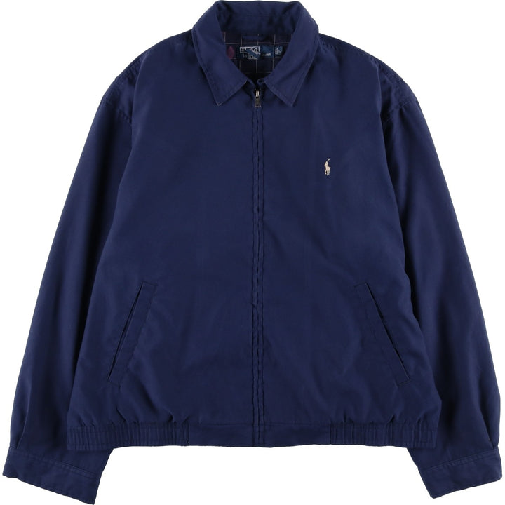 Ralph Lauren POLO by Ralph Lauren Swing Top Sports Jacket Men's L size polyester navy blue type Vintage Second Hand