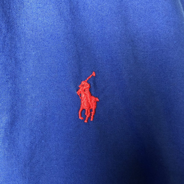 90'S Polo by Ralph Lauren swing top sports jacket, made in the USA, men's size L, vintage unclear blue type Vintage Second Hand