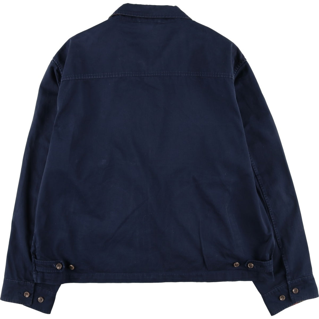 Ralph Lauren POLO by Ralph Lauren Swing Top Sports Jacket Men's XXL cotton navy blue type Vintage Second Hand
