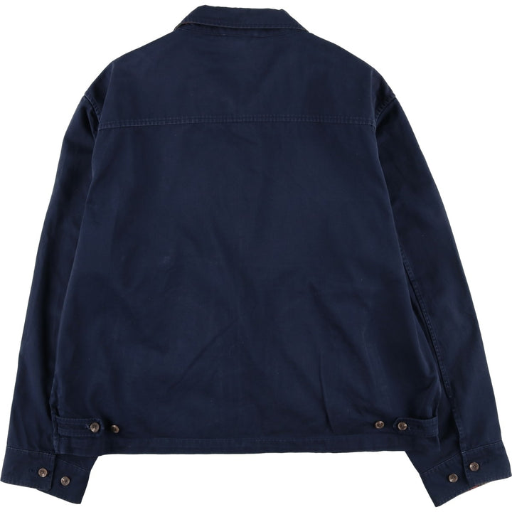 Ralph Lauren POLO by Ralph Lauren Swing Top Sports Jacket Men's XXL cotton navy blue type Vintage Second Hand