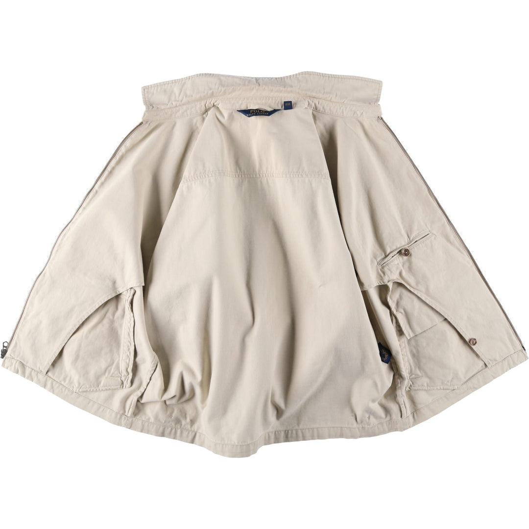 Ralph Lauren POLO RALPH LAUREN Swing Top Sports Jacket Men's L size cotton unbleached Vintage Second Hand