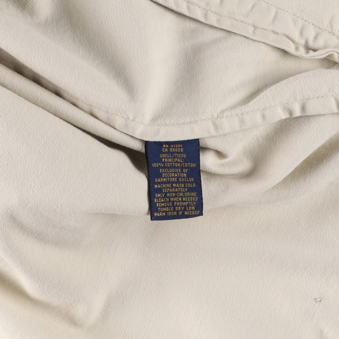 Ralph Lauren POLO RALPH LAUREN Swing Top Sports Jacket Men's L size cotton unbleached Vintage Second Hand