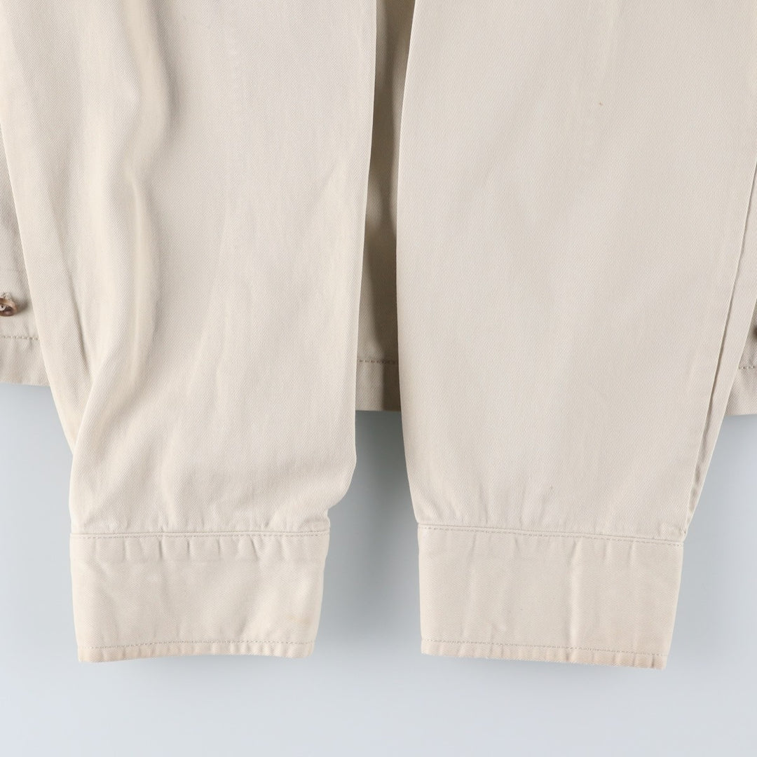 Ralph Lauren POLO RALPH LAUREN Swing Top Sports Jacket Men's L size cotton unbleached Vintage Second Hand