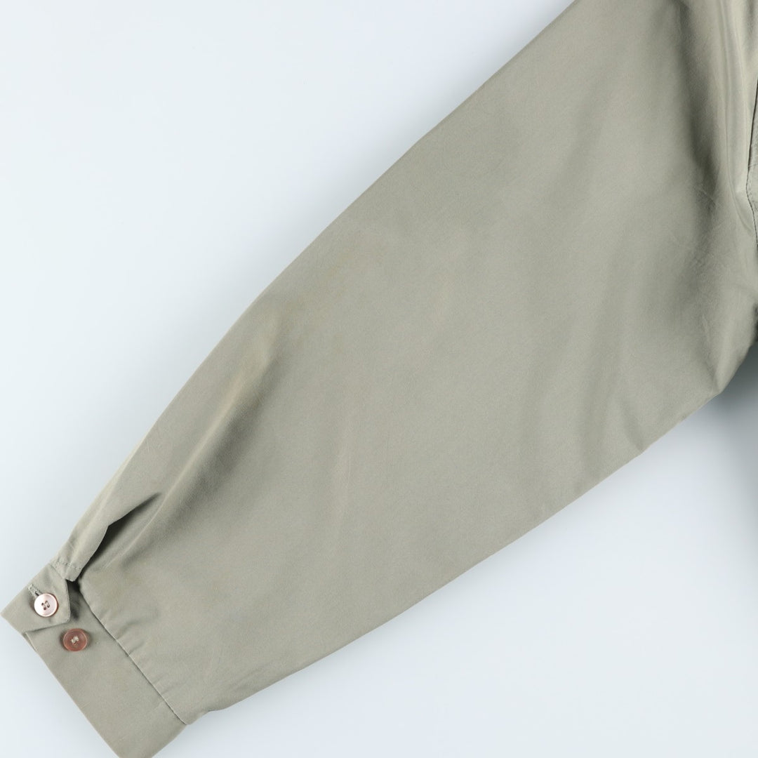 Vintage 1980'S Campus Harrington Jacket, Swing Top, Made in USA, Men's XL Dacron Polyester Khaki type sage green Vintage Second Hand