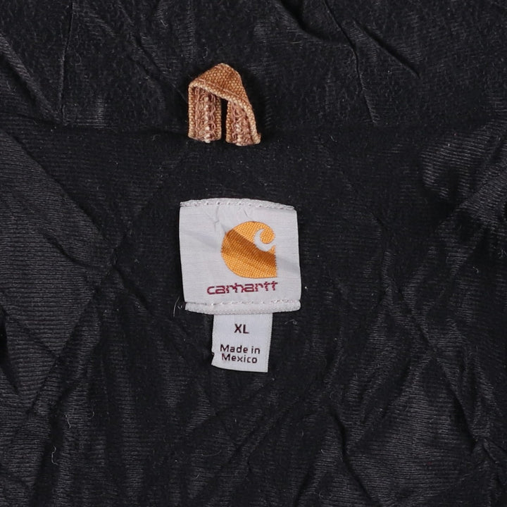 Carhartt Active Jacket, Padded Duck Full-Zip Hoodie, Men's XL cotton beige type brown Vintage Second Hand