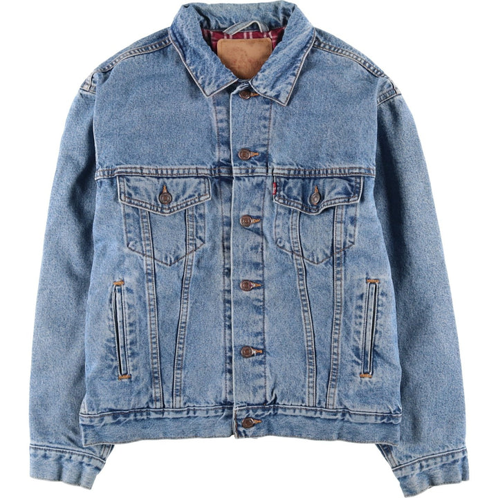 Levi's denim jacket, denim jacket, men's size XL unclear blue type Vintage Second Hand