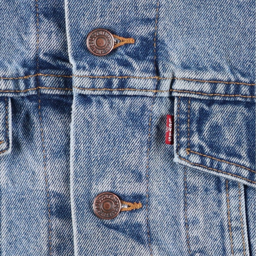 Levi's denim jacket, denim jacket, men's size XL unclear blue type Vintage Second Hand