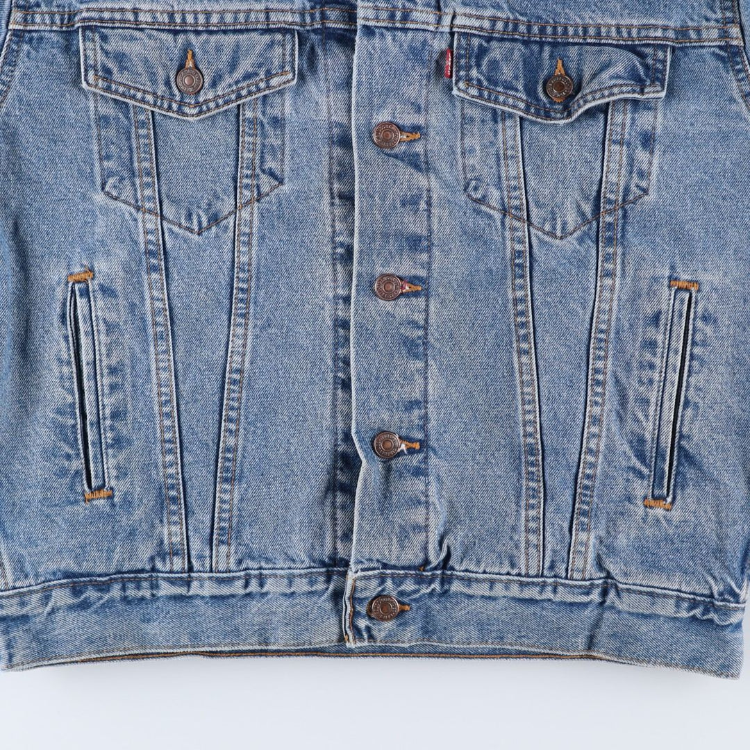 Levi's denim jacket, denim jacket, men's size XL unclear blue type Vintage Second Hand