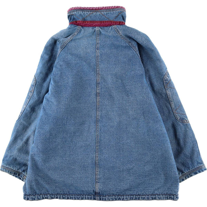 Current Seen Reversible Stand Collar Denim Jacket, Men's Size L cotton blue type Vintage Second Hand
