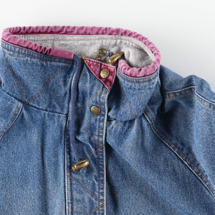 Current Seen Reversible Stand Collar Denim Jacket, Men's Size L cotton blue type Vintage Second Hand