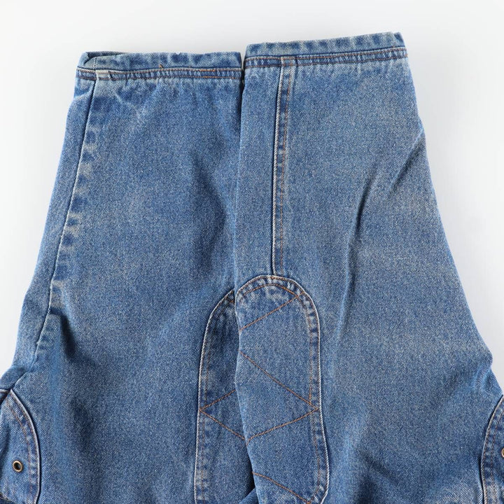 Current Seen Reversible Stand Collar Denim Jacket, Men's Size L cotton blue type Vintage Second Hand