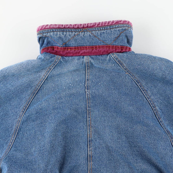 Current Seen Reversible Stand Collar Denim Jacket, Men's Size L cotton blue type Vintage Second Hand