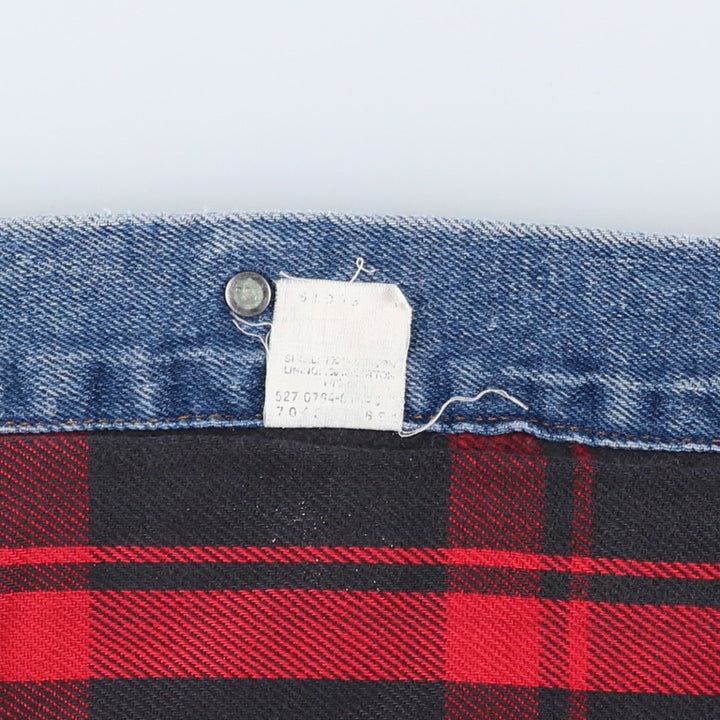 90'S Vintage Levi's Denim Jacket, Made in USA, Men's Size XL unclear blue type Vintage Second Hand