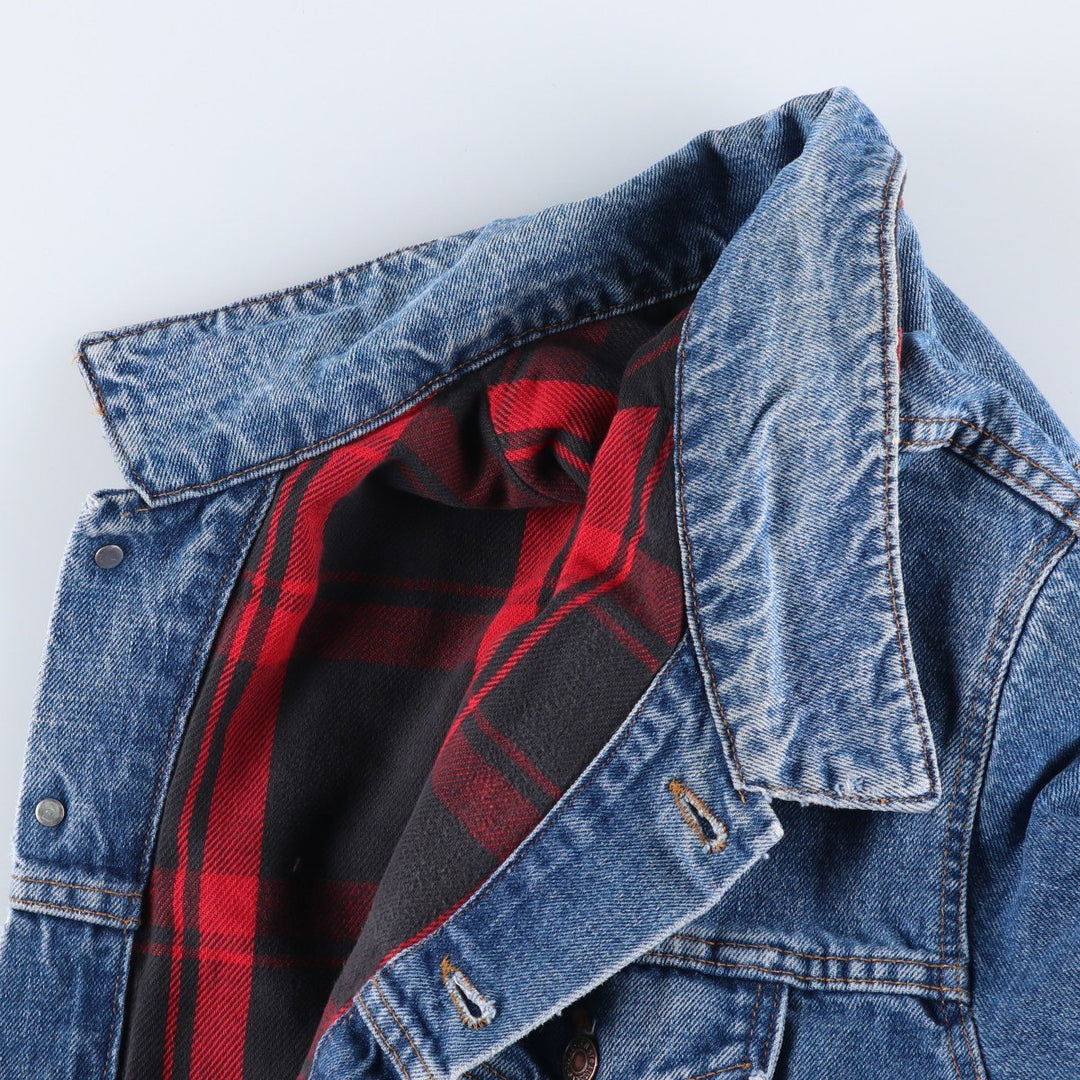 90'S Vintage Levi's Denim Jacket, Made in USA, Men's Size XL unclear blue type Vintage Second Hand