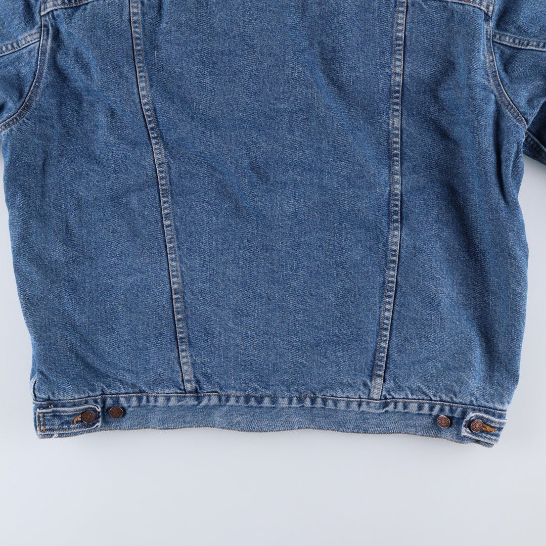 90'S Vintage Levi's Denim Jacket, Made in USA, Men's Size XL unclear blue type Vintage Second Hand
