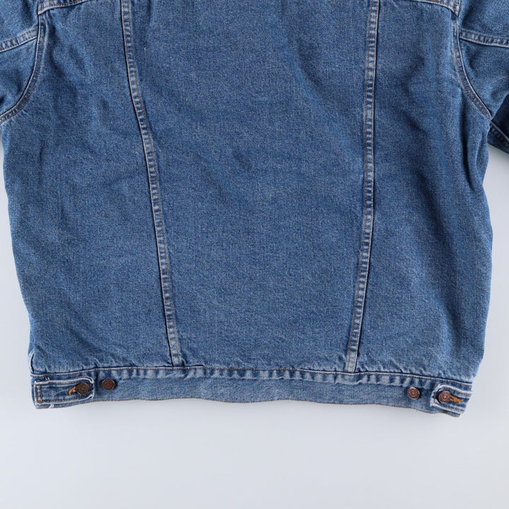90'S Vintage Levi's Denim Jacket, Made in USA, Men's Size XL unclear blue type Vintage Second Hand