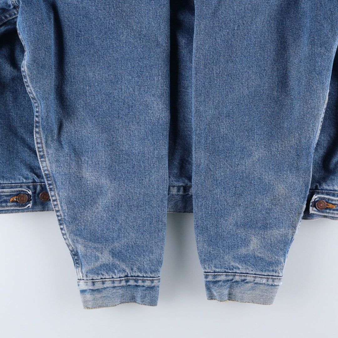 90'S Vintage Levi's Denim Jacket, Made in USA, Men's Size XL unclear blue type Vintage Second Hand