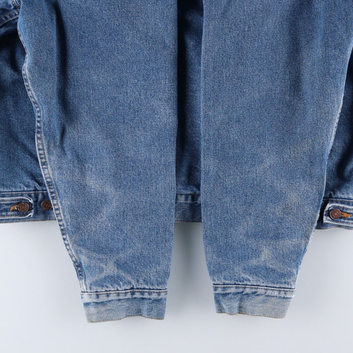 90'S Vintage Levi's Denim Jacket, Made in USA, Men's Size XL unclear blue type Vintage Second Hand