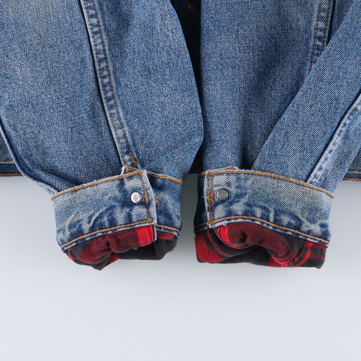 90'S Vintage Levi's Denim Jacket, Made in USA, Men's Size XL unclear blue type Vintage Second Hand