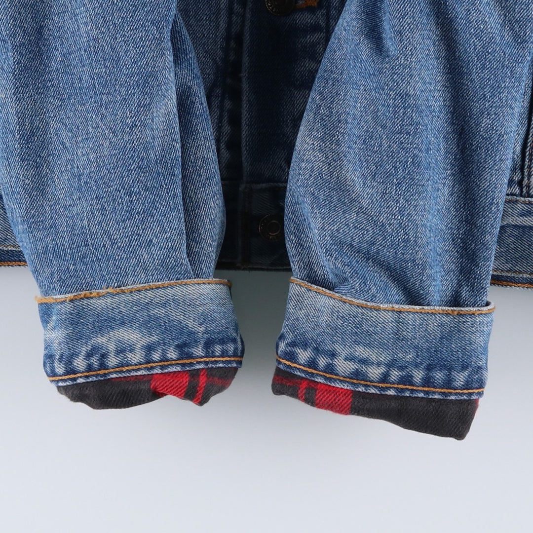 90'S Vintage Levi's Denim Jacket, Made in USA, Men's Size XL unclear blue type Vintage Second Hand