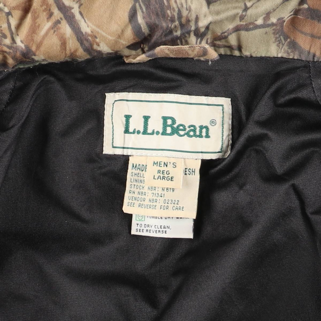 Vintage LL Bean Realtree Camo Mountain Jacket from the 1990'S and 2000s, size L. Nylon (Gore-Tex) Khaki type Vintage Second Hand