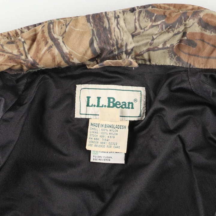 Vintage LL Bean Realtree Camo Mountain Jacket from the 1990'S and 2000s, size L. Nylon (Gore-Tex) Khaki type Vintage Second Hand