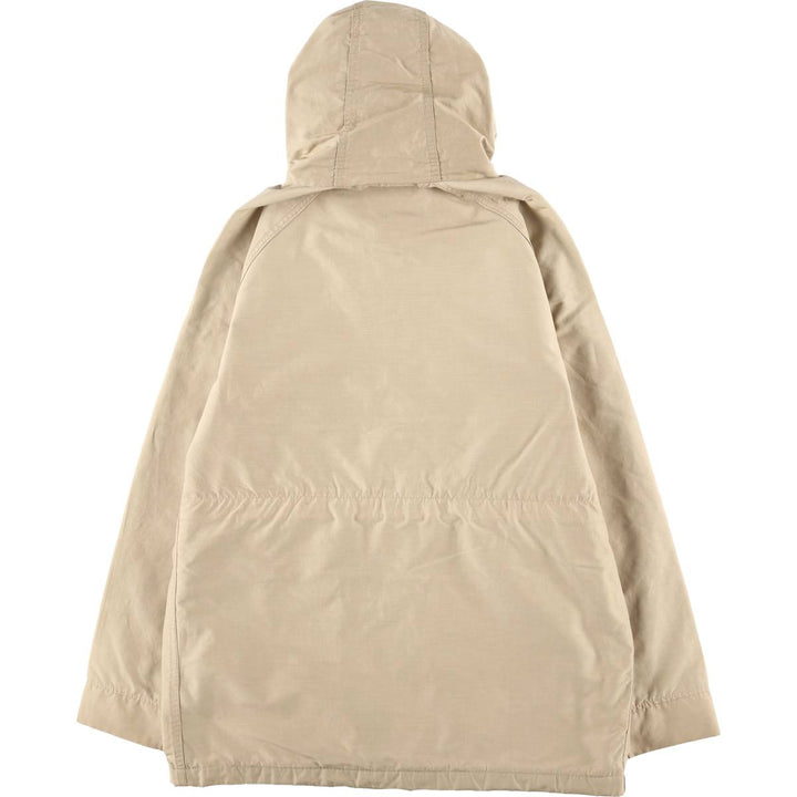 70'S WOOLRICH Mountain Parka Shell Jacket Made in USA Men's L Size Vintage cotton Beige type Vintage Second Hand