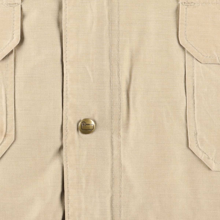 70'S WOOLRICH Mountain Parka Shell Jacket Made in USA Men's L Size Vintage cotton Beige type Vintage Second Hand
