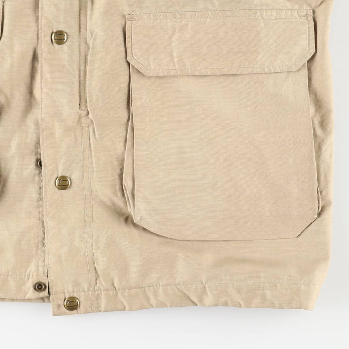 70'S WOOLRICH Mountain Parka Shell Jacket Made in USA Men's L Size Vintage cotton Beige type Vintage Second Hand