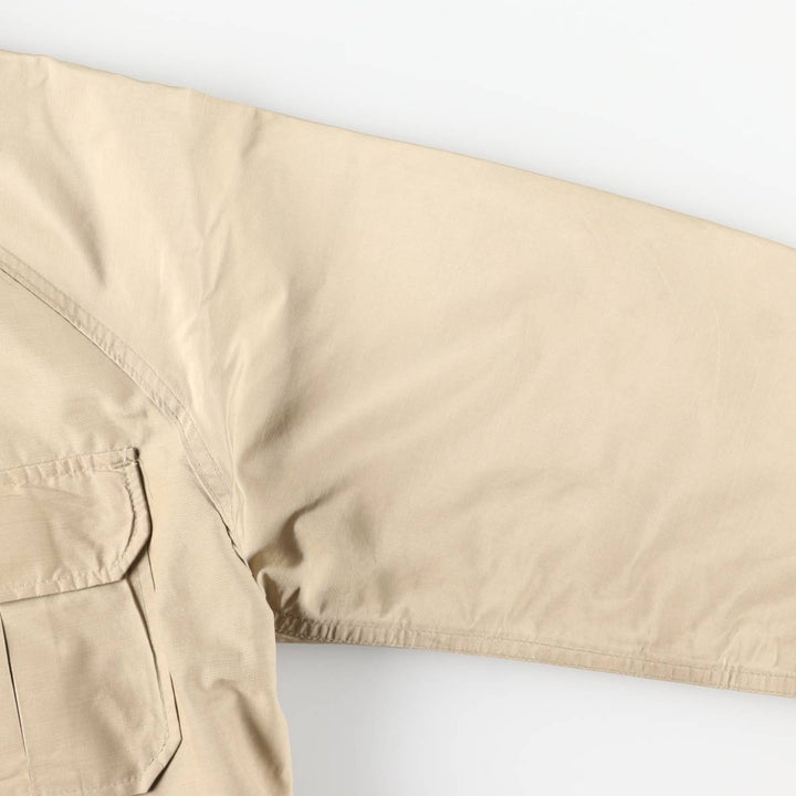 70'S WOOLRICH Mountain Parka Shell Jacket Made in USA Men's L Size Vintage cotton Beige type Vintage Second Hand