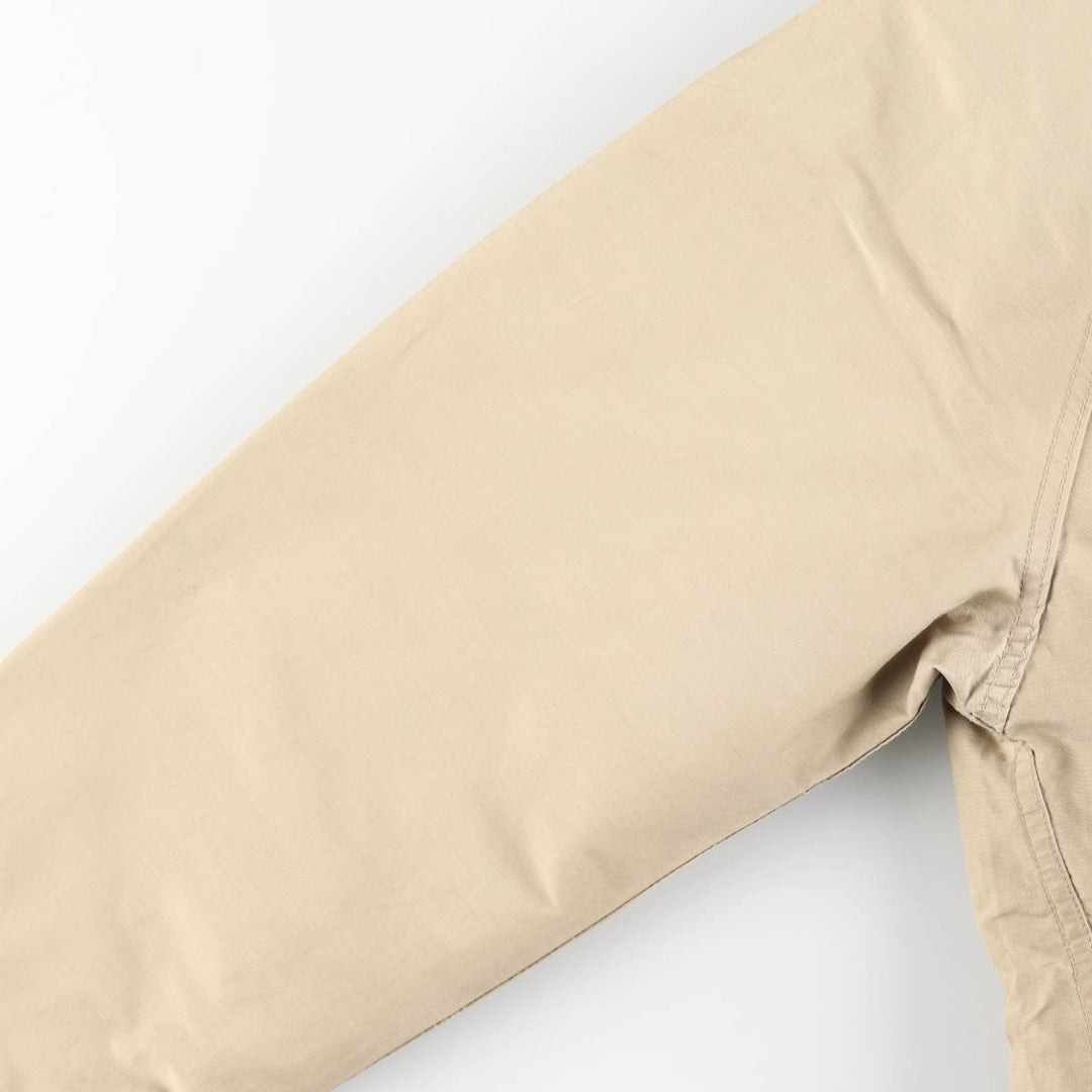 70'S WOOLRICH Mountain Parka Shell Jacket Made in USA Men's L Size Vintage cotton Beige type Vintage Second Hand