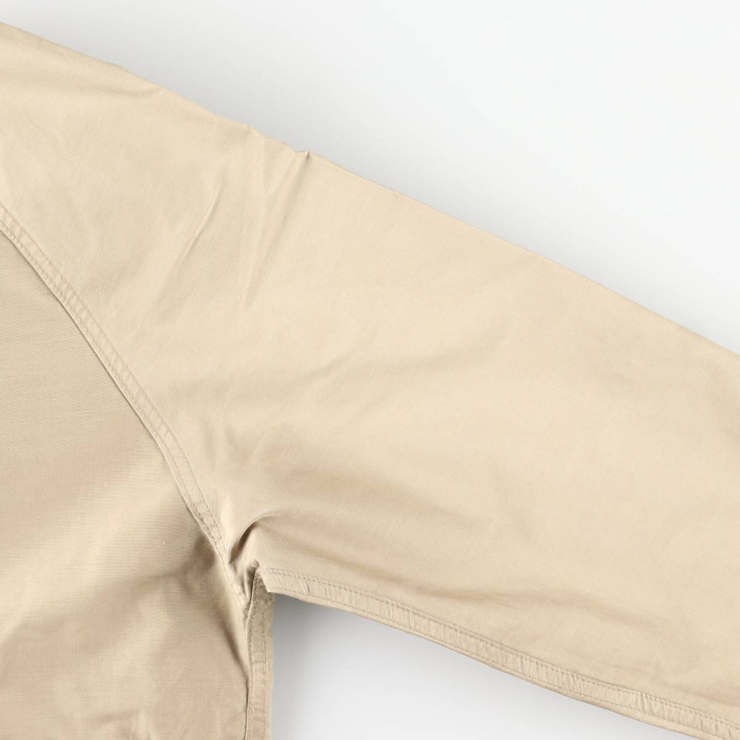 70'S WOOLRICH Mountain Parka Shell Jacket Made in USA Men's L Size Vintage cotton Beige type Vintage Second Hand