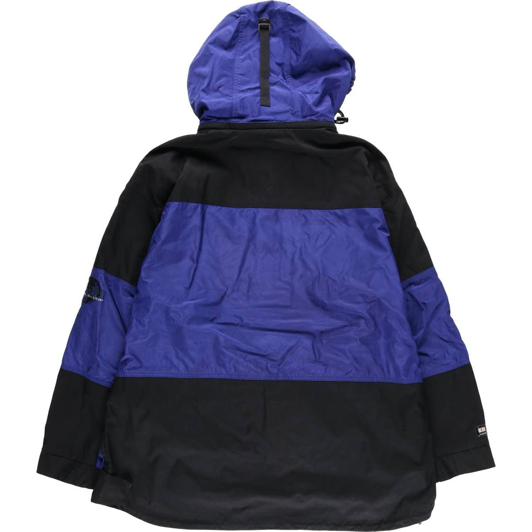 Vintage 90'S Eddie Bauer EBTEK Anorak Parka, Men's XL Nylon Purple type blue-purple Vintage Second Hand