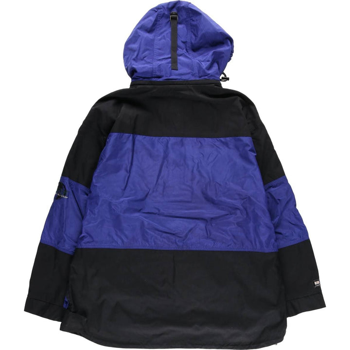 Vintage 90'S Eddie Bauer EBTEK Anorak Parka, Men's XL Nylon Purple type blue-purple Vintage Second Hand