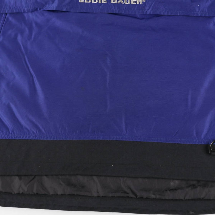 Vintage 90'S Eddie Bauer EBTEK Anorak Parka, Men's XL Nylon Purple type blue-purple Vintage Second Hand
