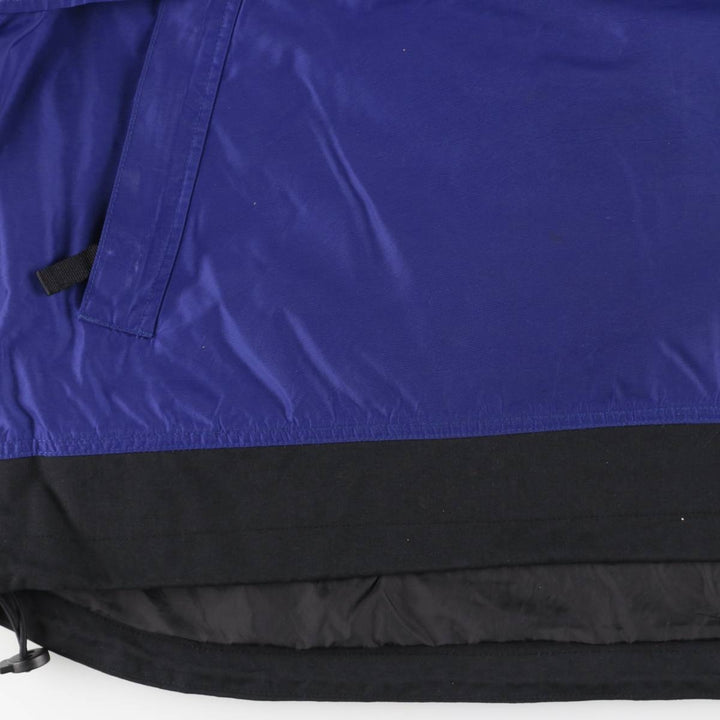 Vintage 90'S Eddie Bauer EBTEK Anorak Parka, Men's XL Nylon Purple type blue-purple Vintage Second Hand