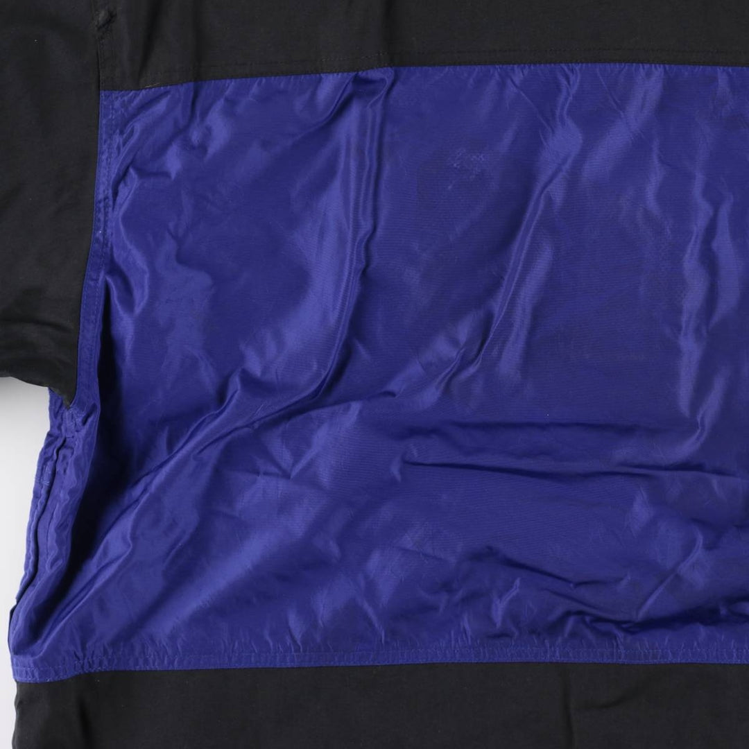 Vintage 90'S Eddie Bauer EBTEK Anorak Parka, Men's XL Nylon Purple type blue-purple Vintage Second Hand