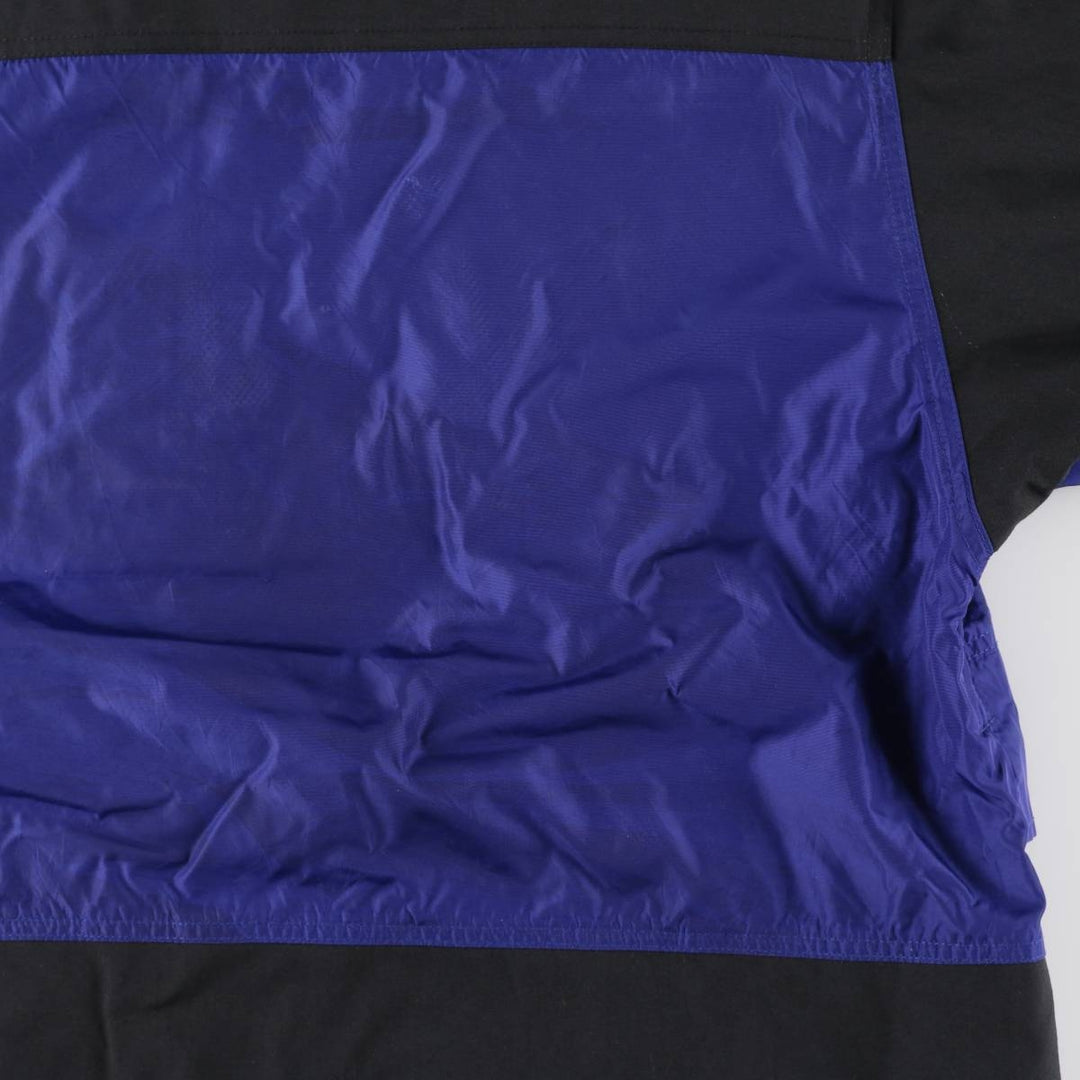 Vintage 90'S Eddie Bauer EBTEK Anorak Parka, Men's XL Nylon Purple type blue-purple Vintage Second Hand