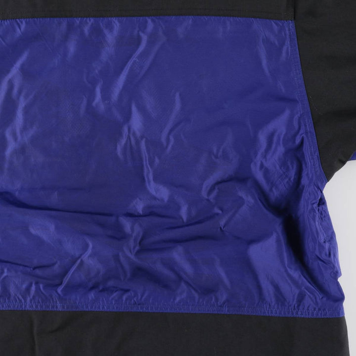 Vintage 90'S Eddie Bauer EBTEK Anorak Parka, Men's XL Nylon Purple type blue-purple Vintage Second Hand
