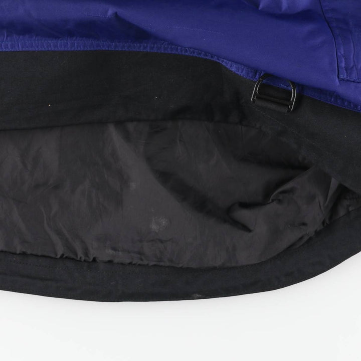 Vintage 90'S Eddie Bauer EBTEK Anorak Parka, Men's XL Nylon Purple type blue-purple Vintage Second Hand
