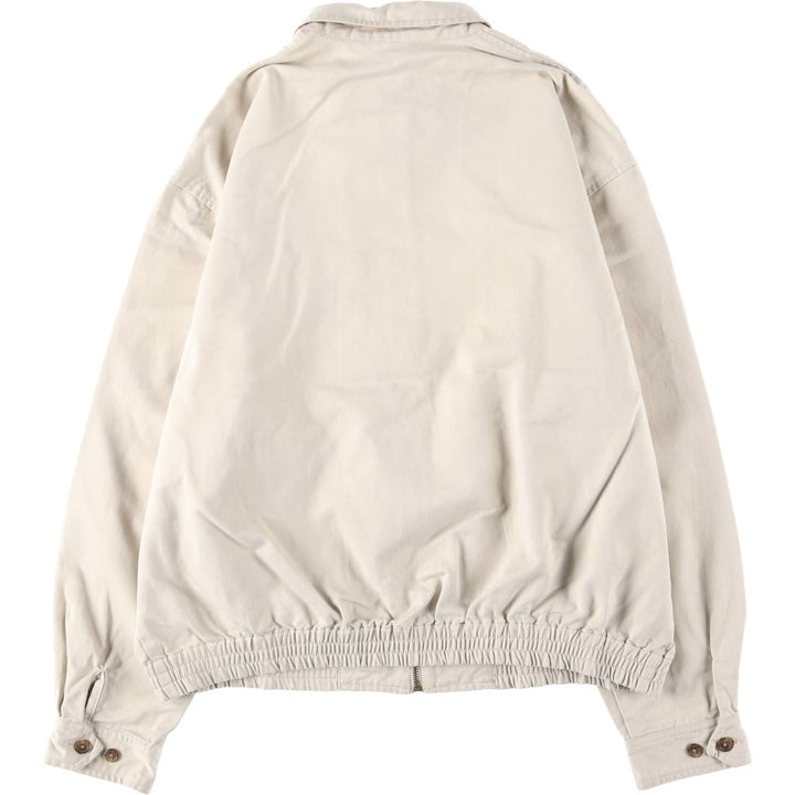 Ralph Lauren POLO by Ralph Lauren Swing Top Sports Jacket Men's L size cotton Beige type Vintage Second Hand
