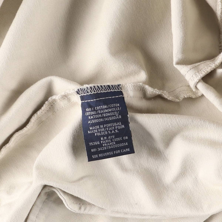 Ralph Lauren POLO by Ralph Lauren Swing Top Sports Jacket Men's L size cotton Beige type Vintage Second Hand