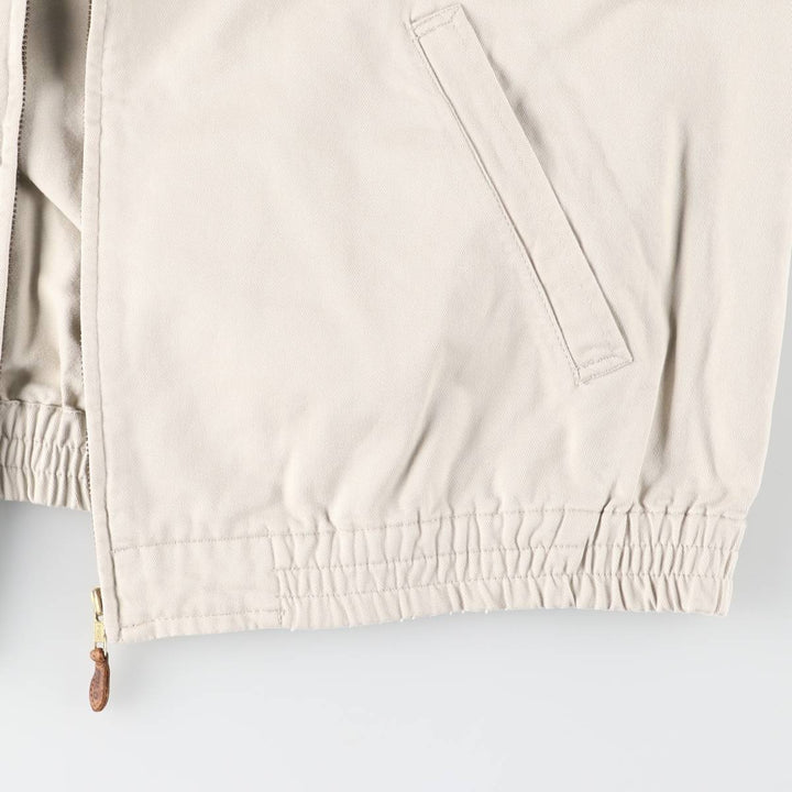Ralph Lauren POLO by Ralph Lauren Swing Top Sports Jacket Men's L size cotton Beige type Vintage Second Hand